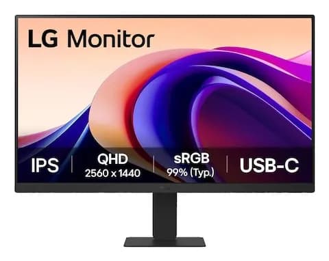 LG 24U631A-B écran plat de PC 60,5 cm (23.8") 2560 x 1440 pixels Quad HD Noir