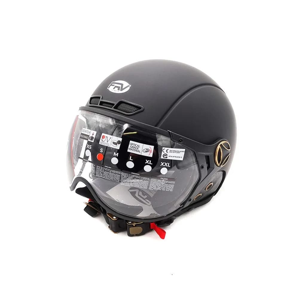 Casque JET FRV noir mat taille S