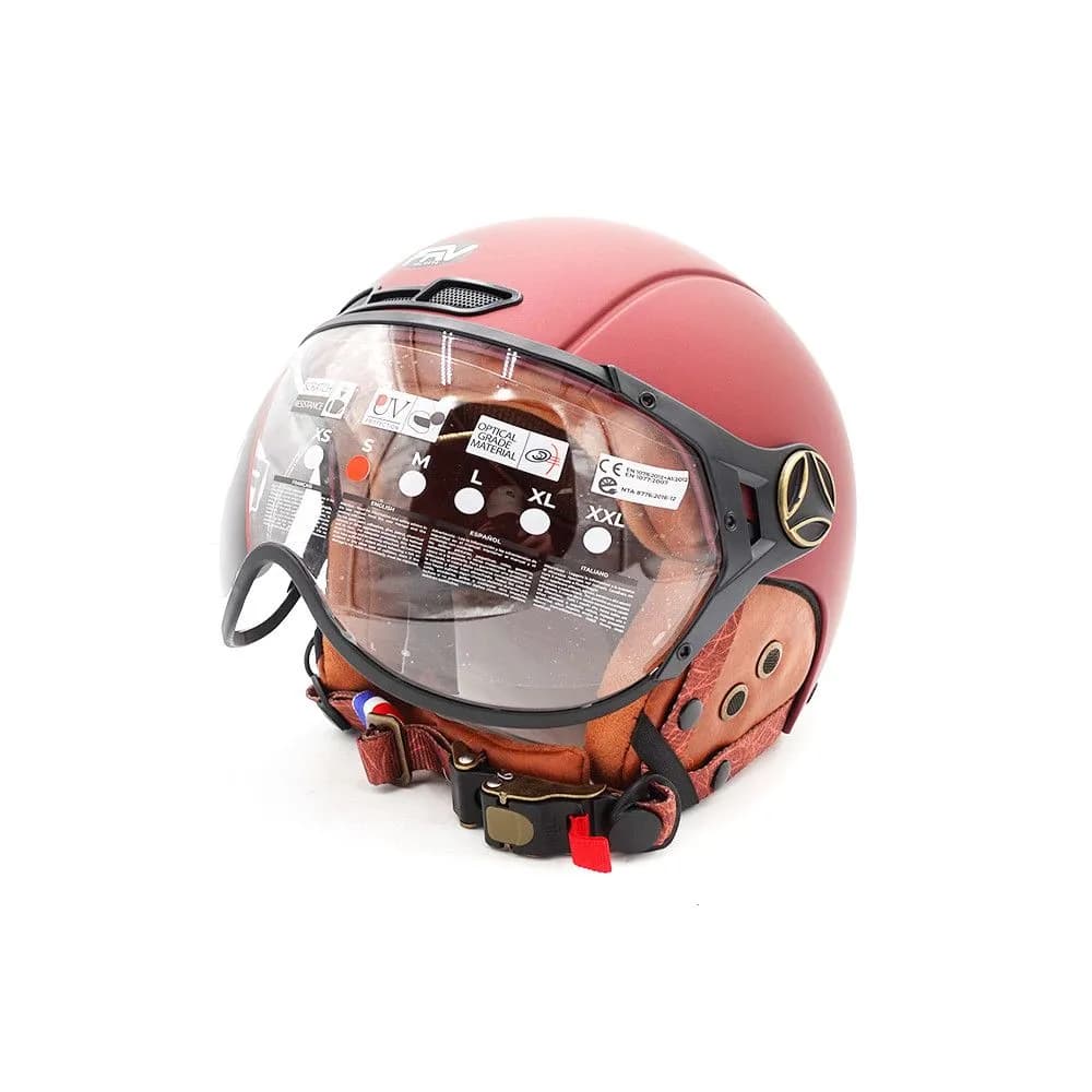 Casque trottinette FRV JET – Bordeaux mat, taille L
