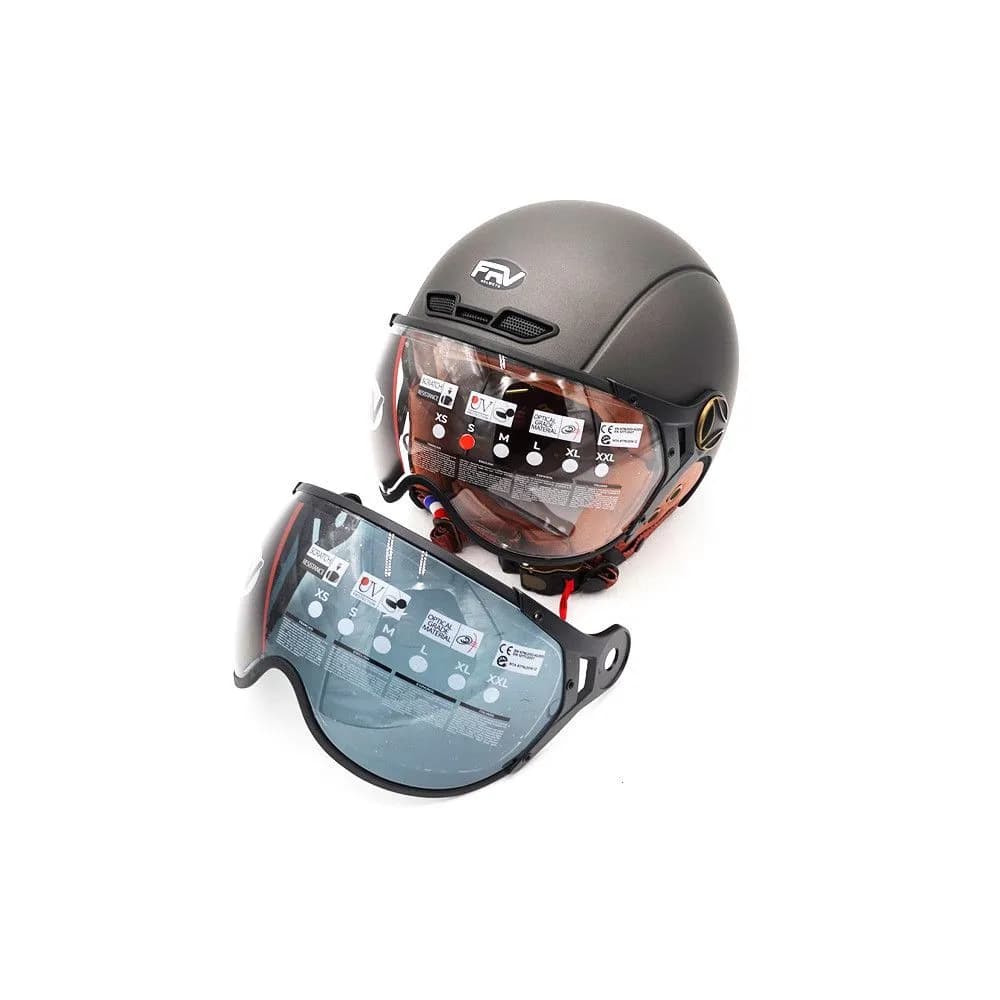 Casque JET FRV Gris graphite mat - S