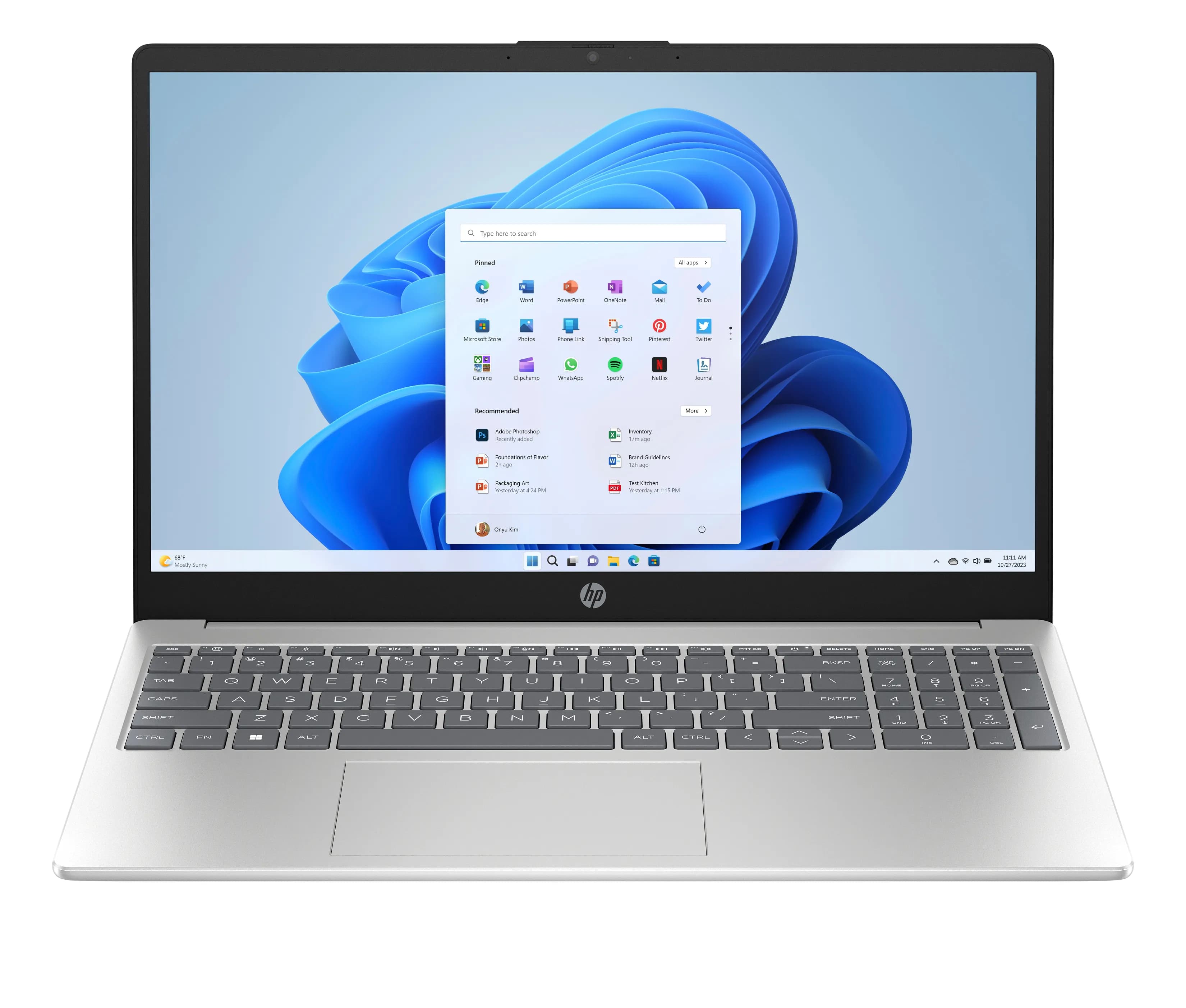 PC portable HP 15-fd1015nf – Intel Core Ultra 7 155H, 32 Go DDR5, 1 To SSD