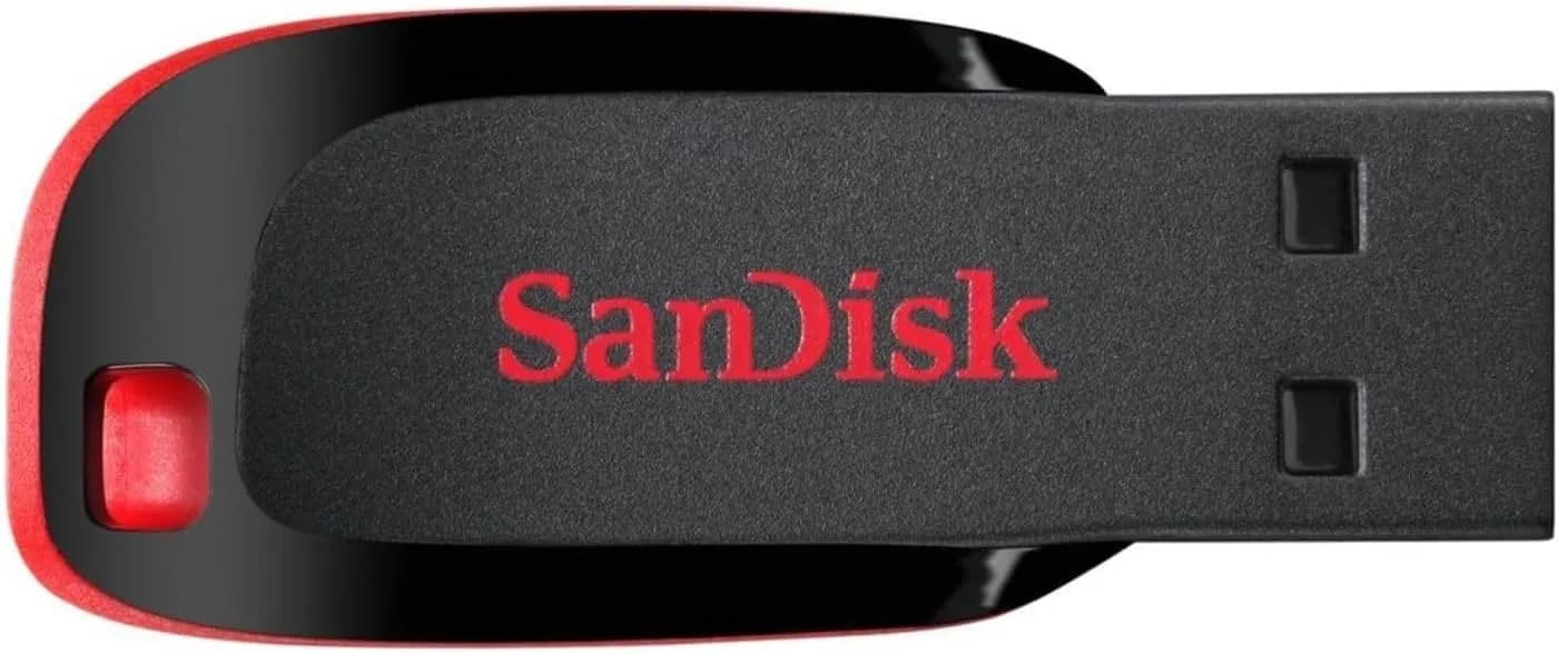 SanDisk 64 GB Cruzer Blade USB 2.0 Flash Drive - Black