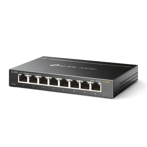 TP-Link Omada TL-SG108S commutateur réseau Non-géré Gigabit Ethernet (10/100/1000) Noir