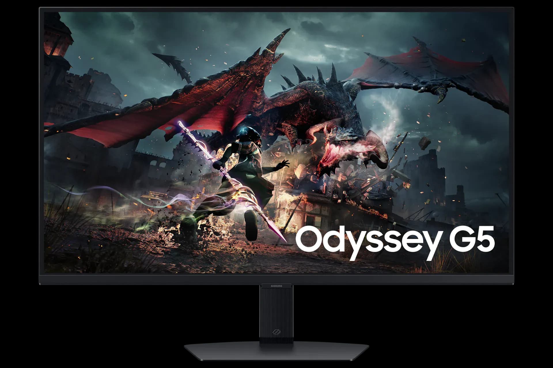 Écran gaming Samsung Odyssey G5 – 32 pouces, WQHD, 180 Hz