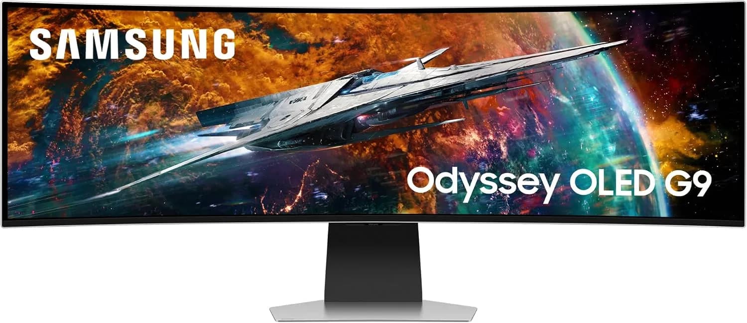 Écran gaming Samsung Odyssey OLED G9 – 49 pouces, OLED, Dual QHD