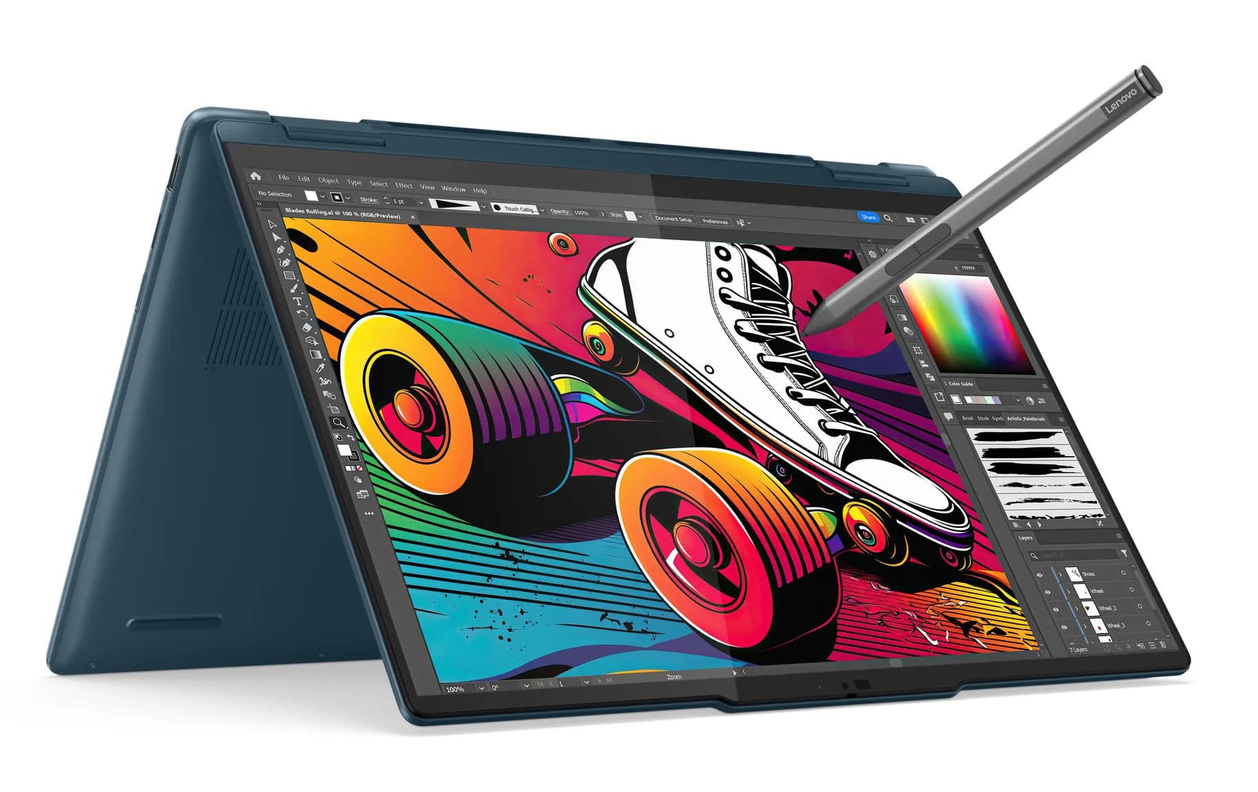 PC portable Lenovo Yoga 7i 14'' Gen 9 – Intel Core Ultra 7 155H, 32 Go, 1 To