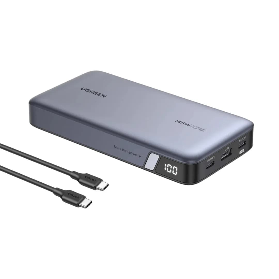 Ugreen 90597A banque d'alimentation électrique 25000 mAh Gris
