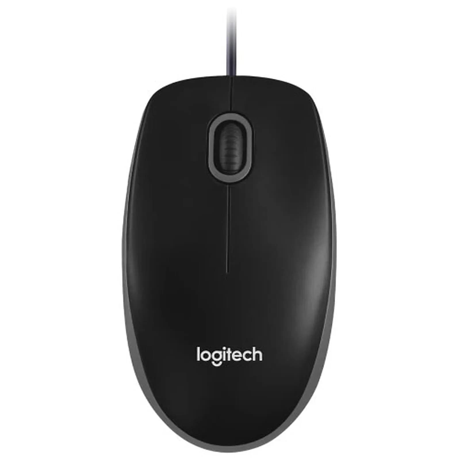 Souris filaire Logitech B100 Optical USB – Noire