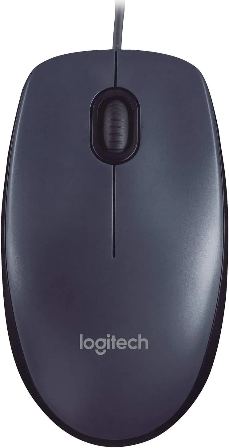 Souris filaire Logitech M90 – USB, optique 1000 DPI, noire