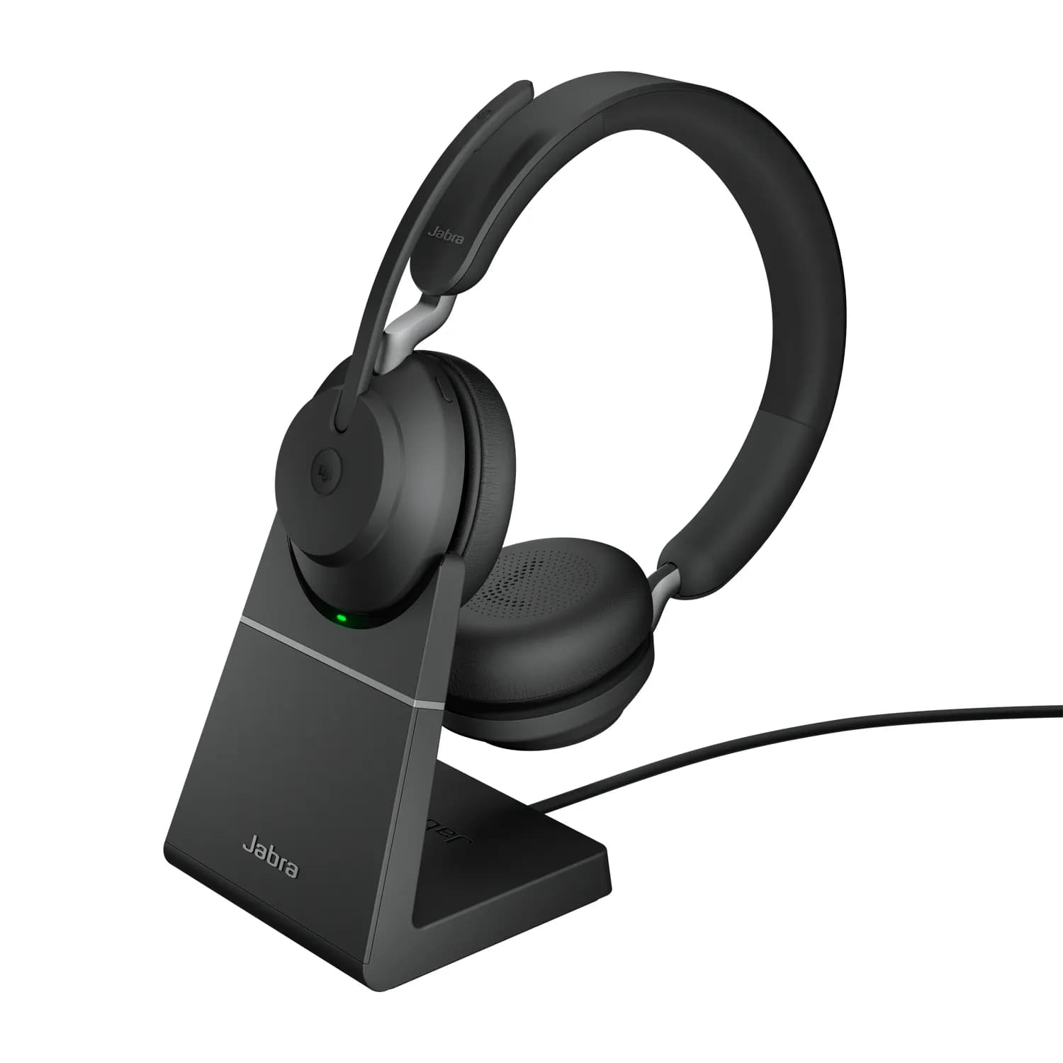 Casque Bluetooth Jabra Evolve2 65 – USB-C, socle de charge, noir