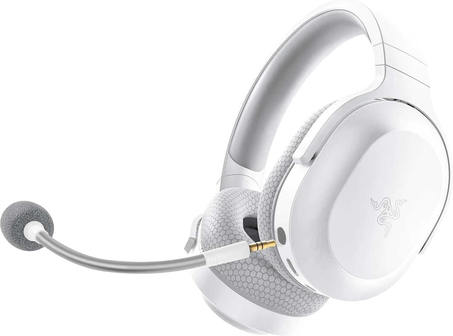 Casque gaming sans fil Razer Barracuda X – Blanc Mercury, Bluetooth