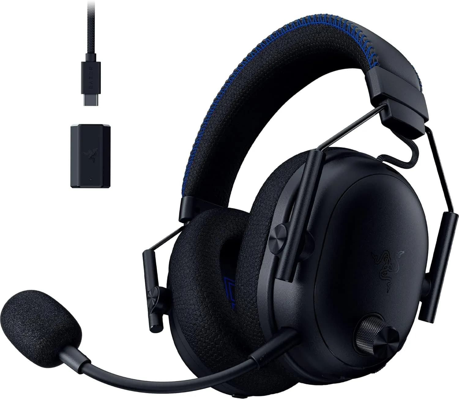 Casque gaming sans fil Razer BlackShark V3 Pro PlayStation – ANC, noir