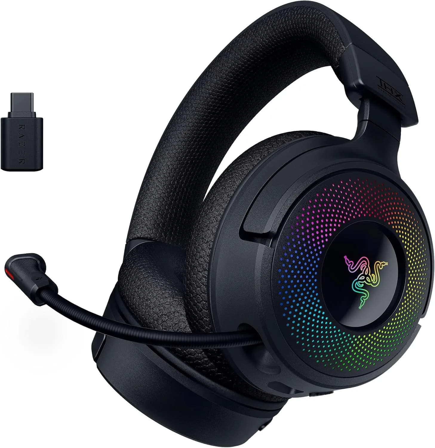 Casque gaming sans fil Razer Kraken V4 – Noir, THX Spatial Audio