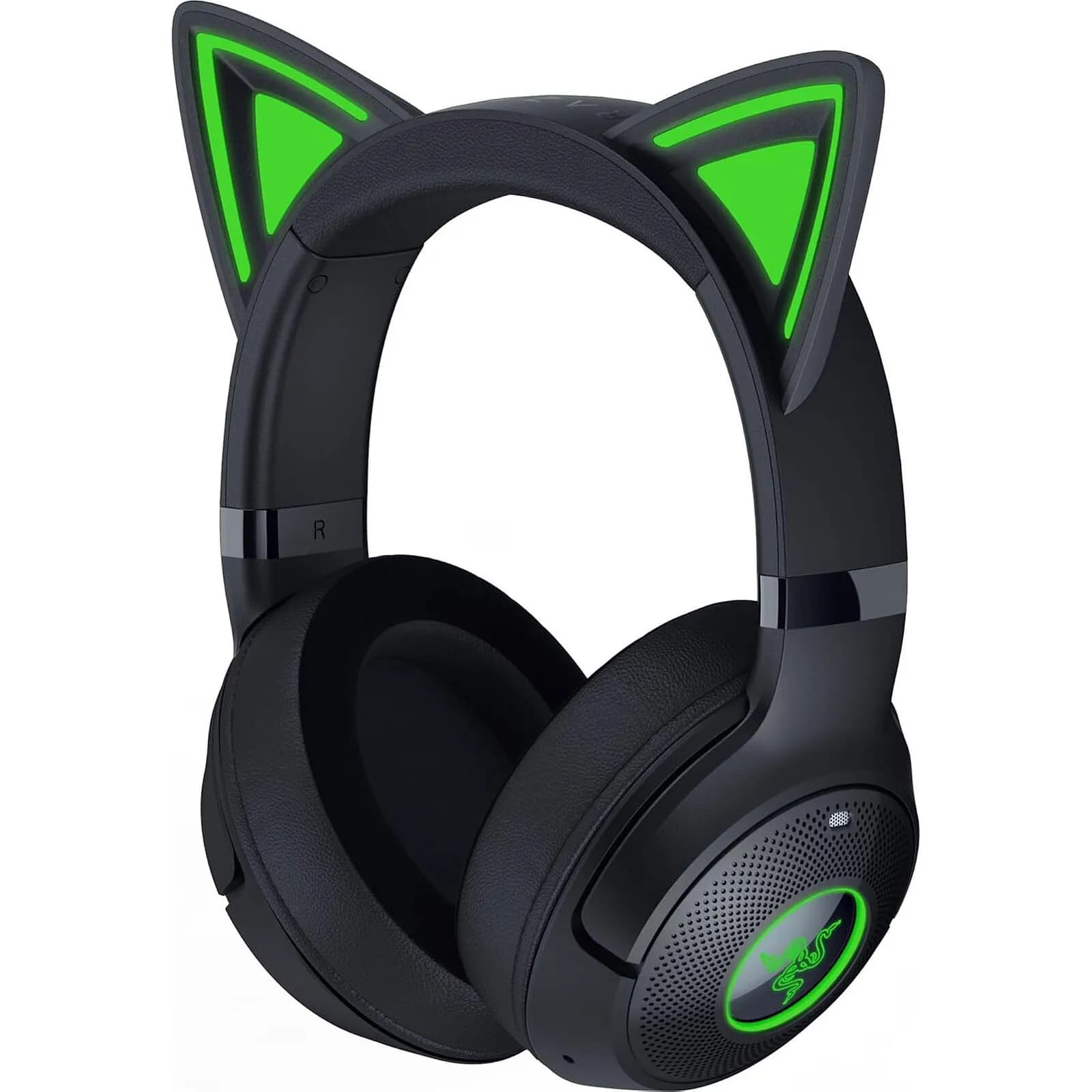 Casque gaming sans fil Razer Kraken Kitty V3 Pro – Noir, oreilles RGB