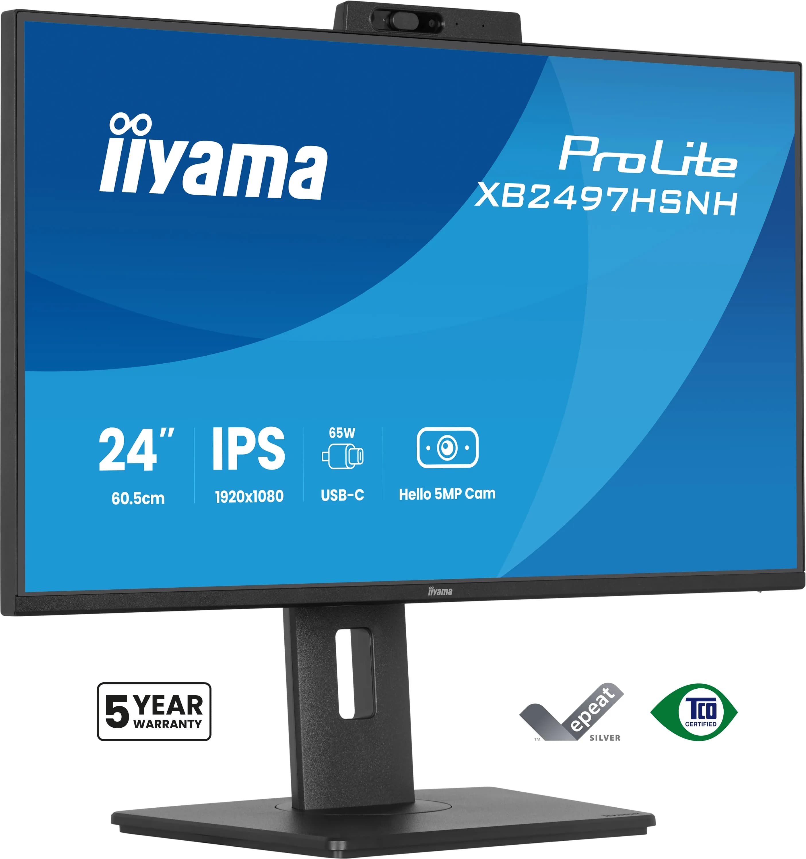iiyama ProLite XB2497HSNH-B1 écran plat de PC 60,5 cm (23.8") 1920 x 1080 pixels Full HD LED Noir