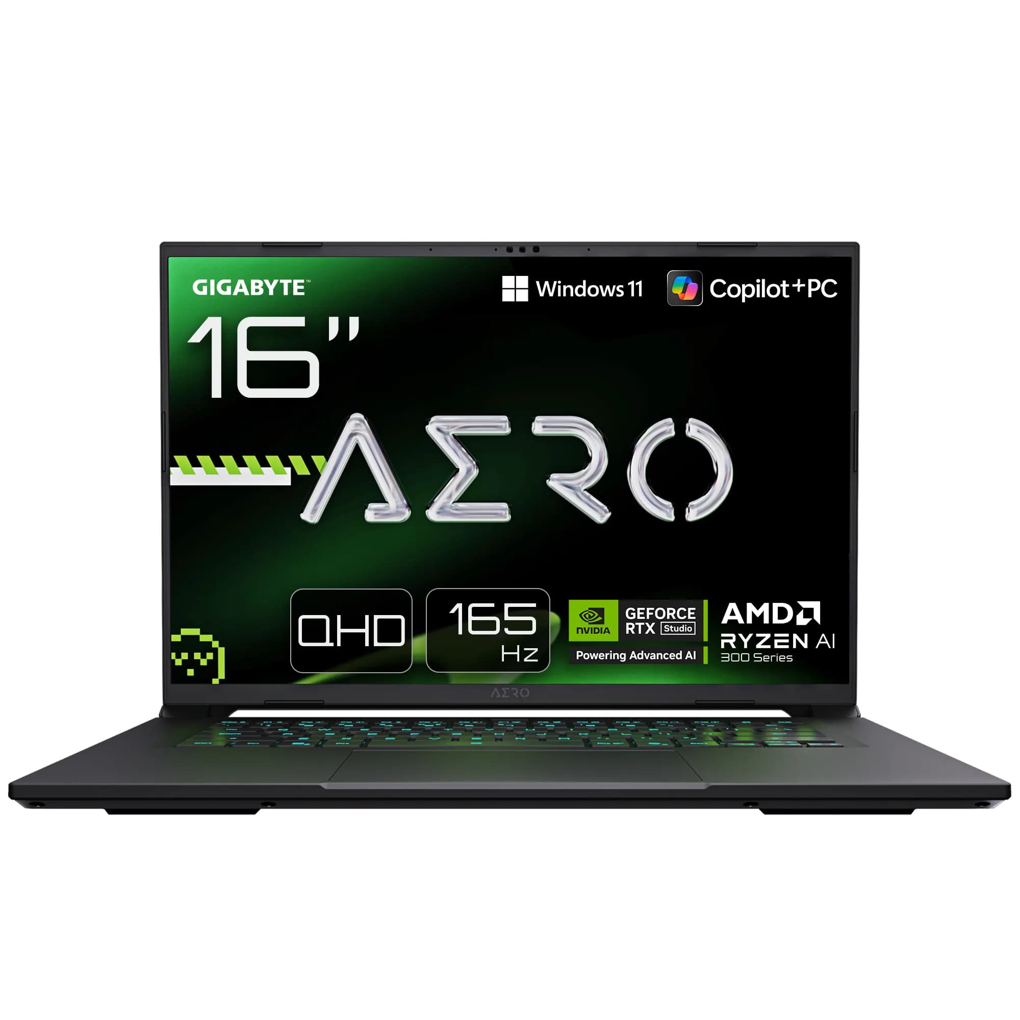 PC portable gamer GIGABYTE AERO X16 1WH – Ryzen AI 7 350, RTX 5070, 32Go DDR5