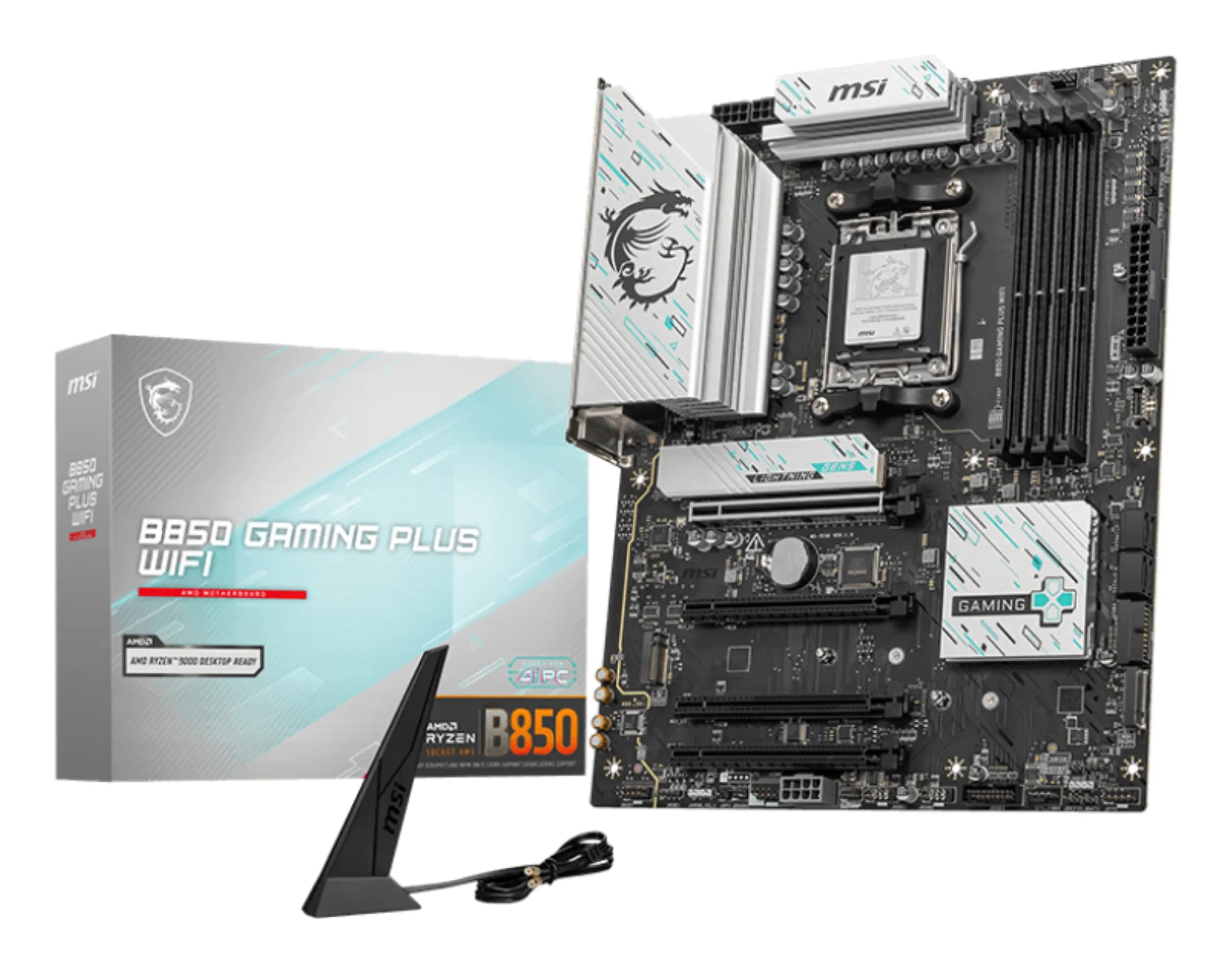 Carte mère MSI B850 GAMING PLUS WIFI – AM5, DDR5, Wi-Fi 7, ATX