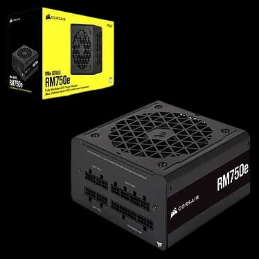 Alimentation Corsair RM750e Gold – ATX 750 W, modulaire, ATX 3.1 / PCIe 5.1