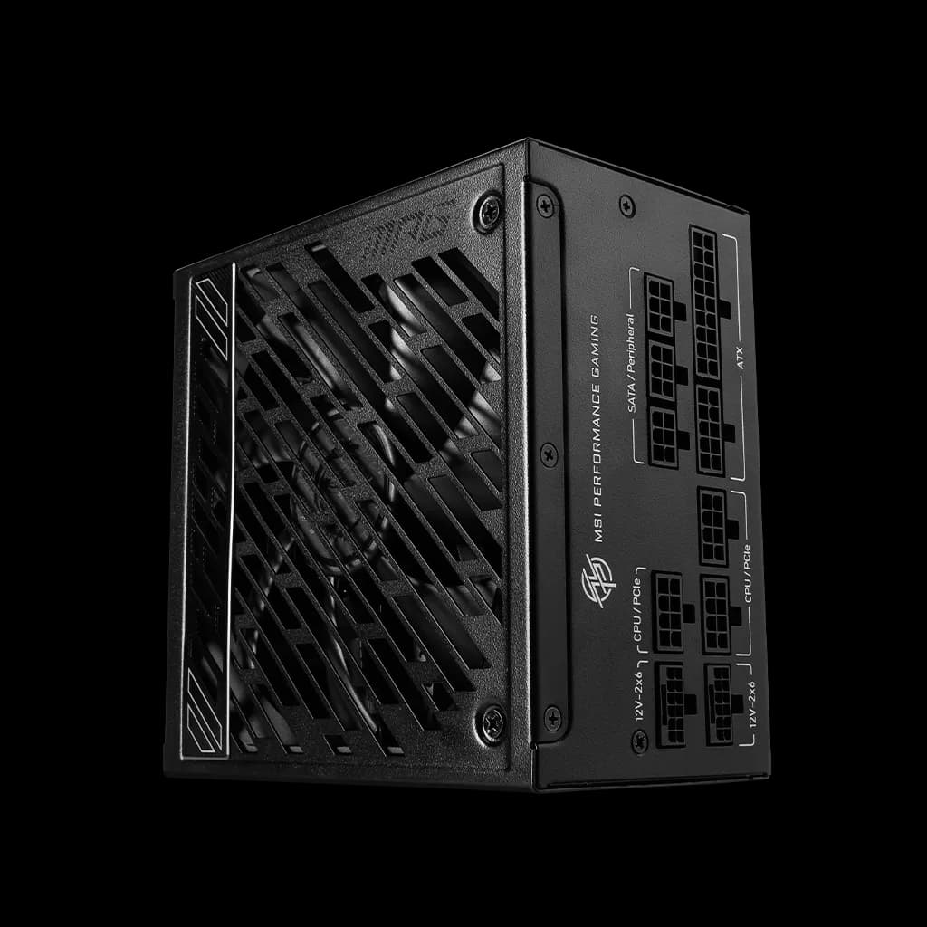 Alimentation MSI MPG A1000GS PCIE5 – ATX 1000 W, 80 PLUS Gold