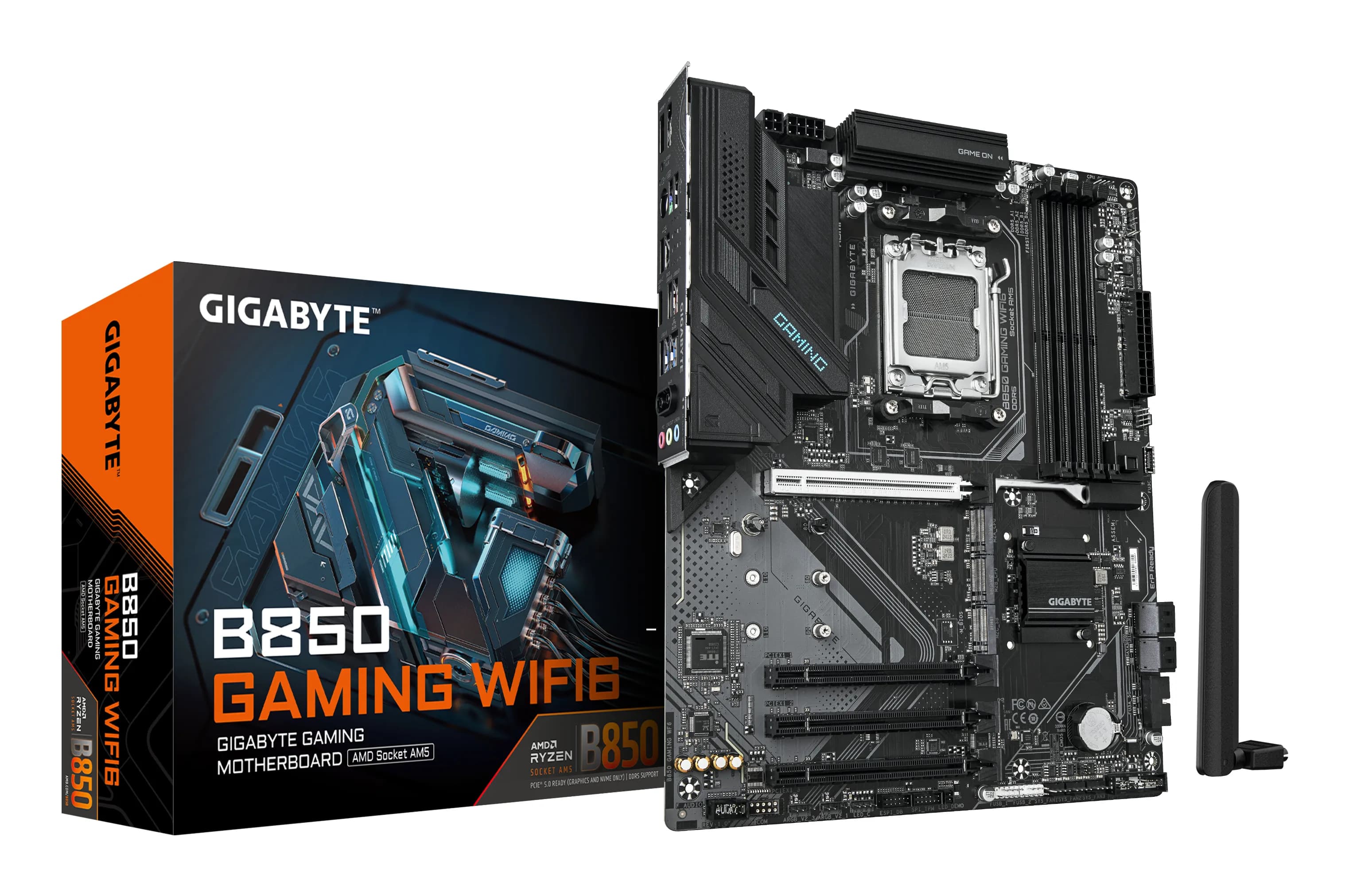 Carte mère GIGABYTE B850 GAMING WIFI6 – AM5, DDR5, Wi-Fi 6, ATX