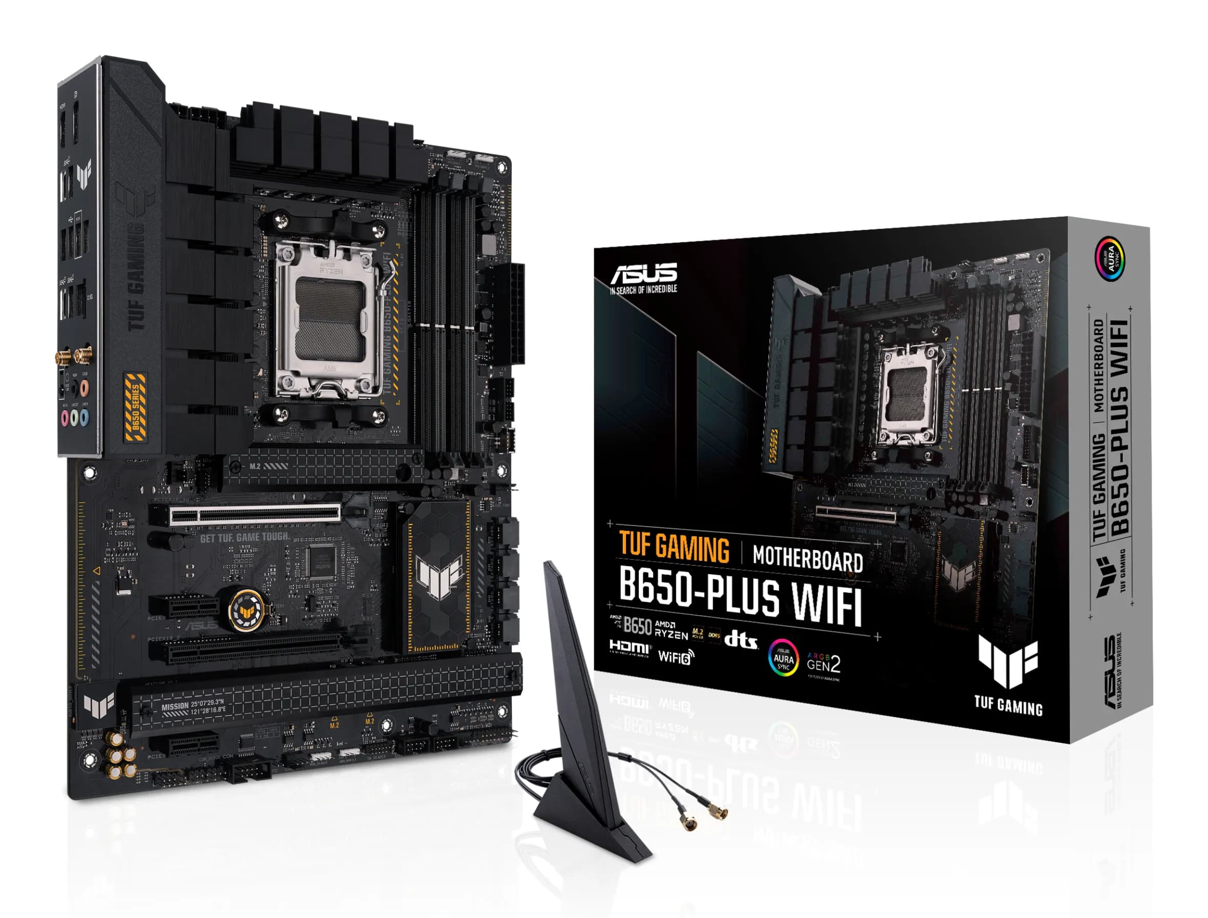 Carte mère ASUS TUF GAMING B650-PLUS WIFI – AM5, DDR5, Wi-Fi 6, ATX