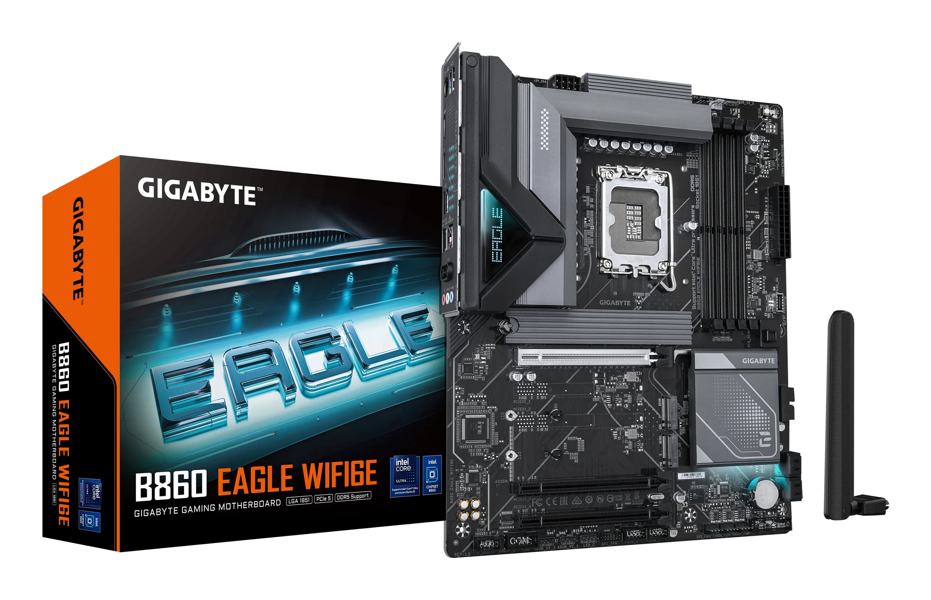 Carte mère GIGABYTE B860 EAGLE WIFI6E – Intel LGA1851, DDR5, ATX