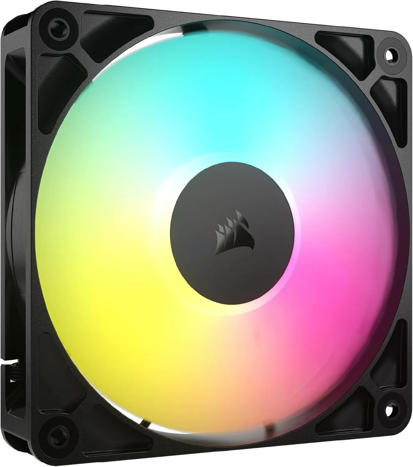 Ventilateur boîtier Corsair RS120 ARGB – 120 mm, PWM, noir