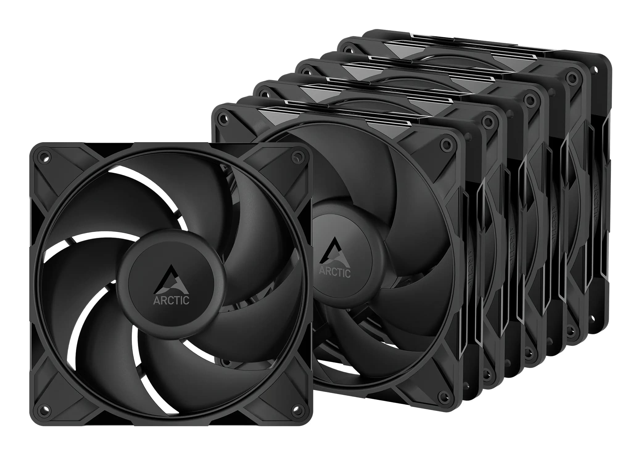 Pack ventilateurs ARCTIC P14 Pro PST – 5 x 140 mm, PWM, noir