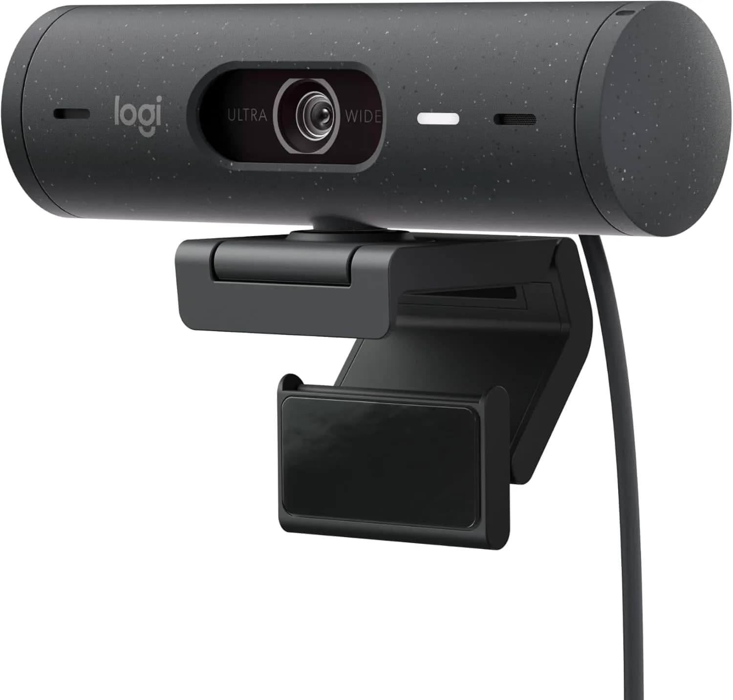 Logitech Brio 500 Webcam HD avec Expo Auto | Show Mode, Mic Riduzione Rumore, Copertura Privacy, Teams/Meet/Zoom, Cavo USB-C - Grafite