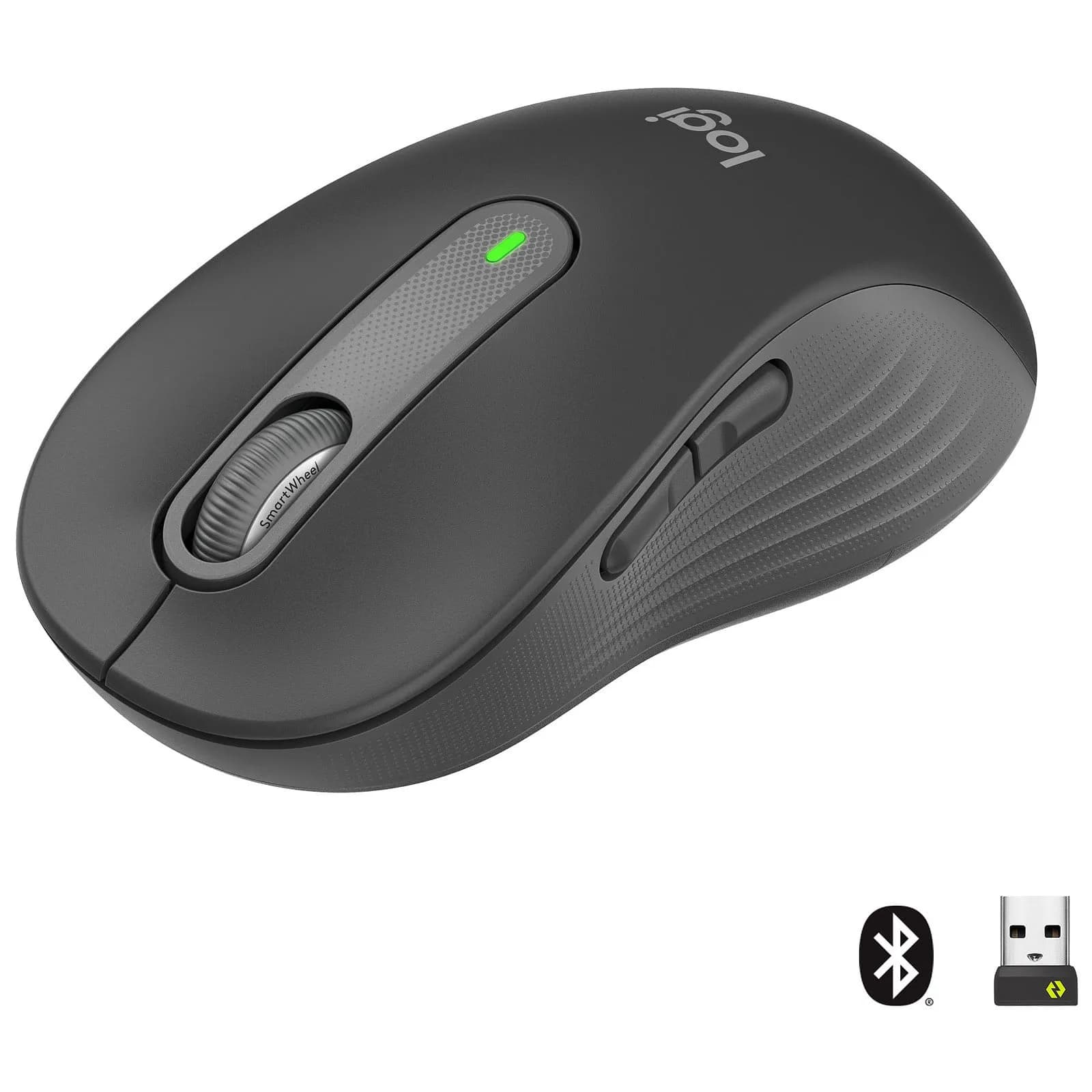 Souris Bluetooth Logitech M650 L – Graphite, format grande main