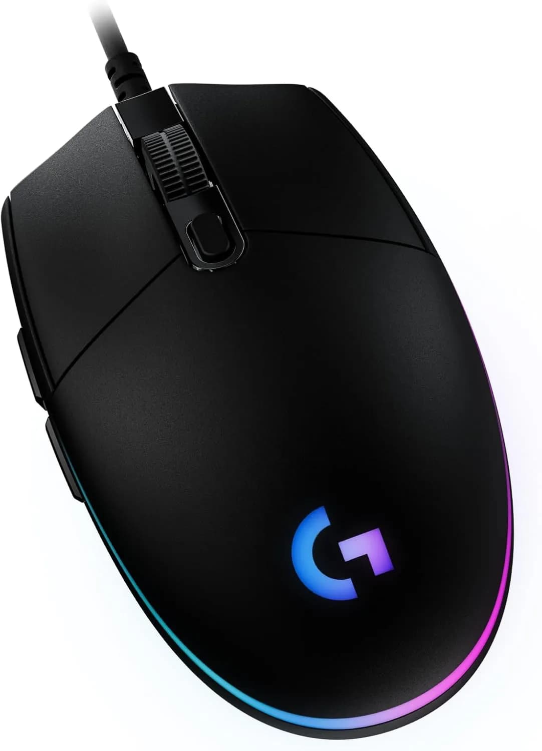 Souris gaming filaire Logitech G203 LIGHTSYNC – RGB, noire